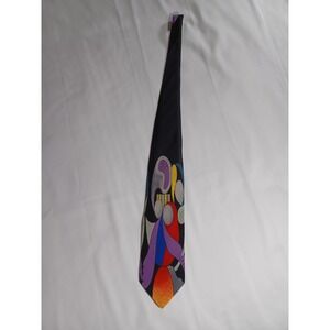 Picasso Collection 56 inch Men's Tie  Black Silk 1932 Art Novelty